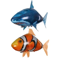 remote control shark toys infrared rc electric flying air balloons kids toy