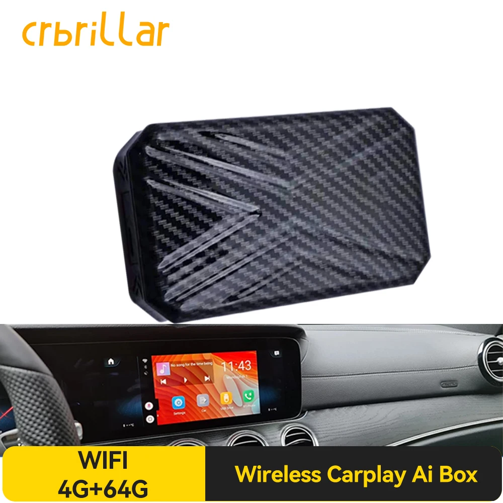 

Carplay Ai Box Car Multimedia Player gps tracker Android system Wireless Mirror link For Apple Auto netflix Carplay Android