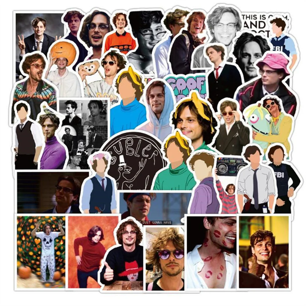 

10/30/50PCS Cartoon American Drama Car Water Cup Graffiti Notebook Handbook Decoration Waterproof Sticker Toy Wholesale