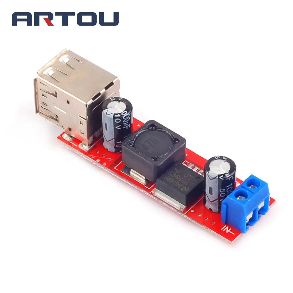 Двойной выход USB 9 В/12 В/24 В/36 В переключатель автомобильного зарядного устройства