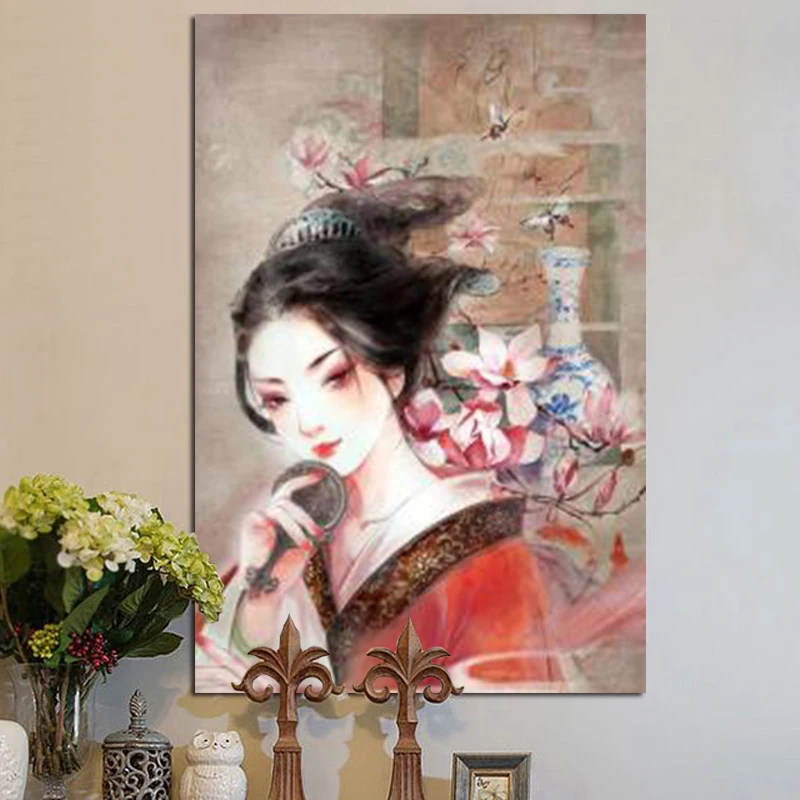 Diy Цифровая живопись женская фигура классическая женщина достойная атмосфера