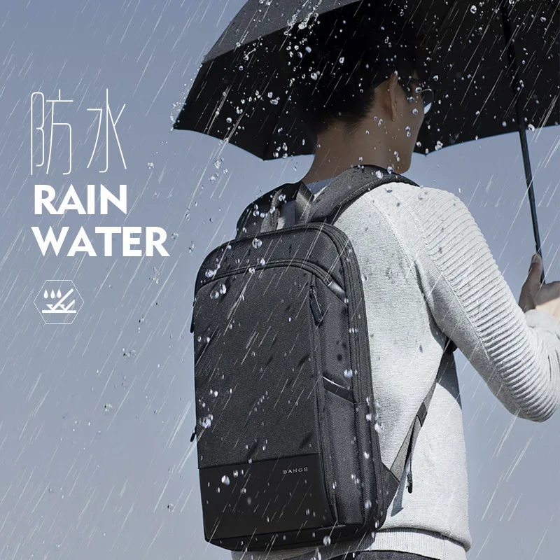 

Bangor's new stylish casual lightweight Oxford cloth expands into a waterproof outdoor travel backpack for men's backpacks
