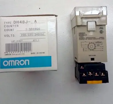 OMRON DH48J-A AC220V 3A Электрический цифровой счетчик предустановленное 11 футов реле с