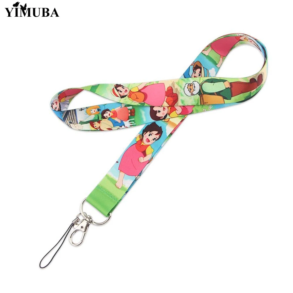 Аниме Хайди девочка от Альп-карабином новые стильные тесёмки оптом брелок для