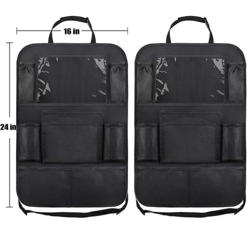 new arrival convenient car seat back organizer multi pocket storage bag box case car storage bag tablet holder storage organizer free global shipping