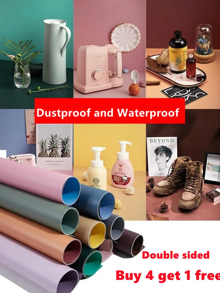 

40 Colors 2 Sides Backdrop Paper 57*87cm Photograph Wallpaper Jewelry Cosmetics Shooting For Photo Studioï¼ŒBUY 4 FREE 1