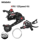 Sensah xrx kit 12 velocidade mtb12v задний переключатель передач mtb 12 s рычаг переключения передач с направляющей колеса 13t, совместим с shimano m6100