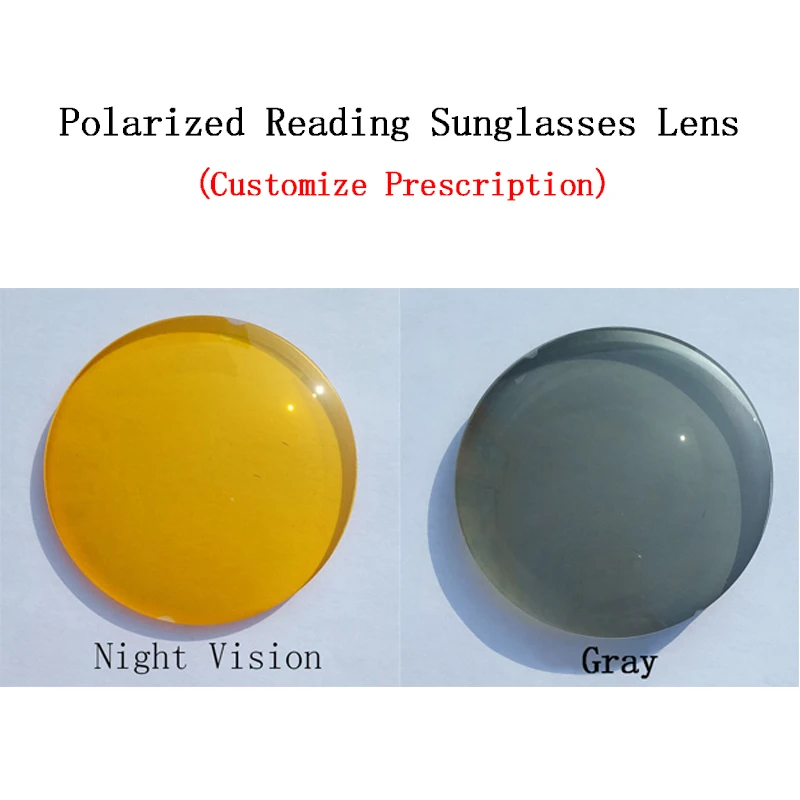 CR39 поляризованные очки для чтения линзы из смолы пресбиопии тени солнцезащитные