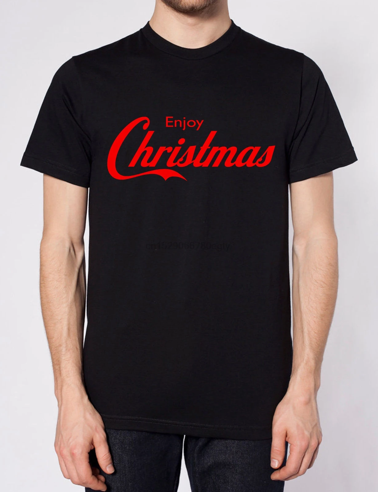 Наслаждайтесь рождественской футболкой Coca Christmas реклама Cola Красная