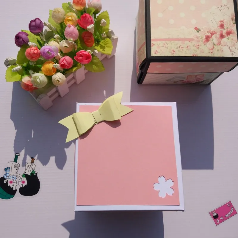 Взрыв Альбом diy на заказ коробка бесконечная флип фото творческий ручной работы