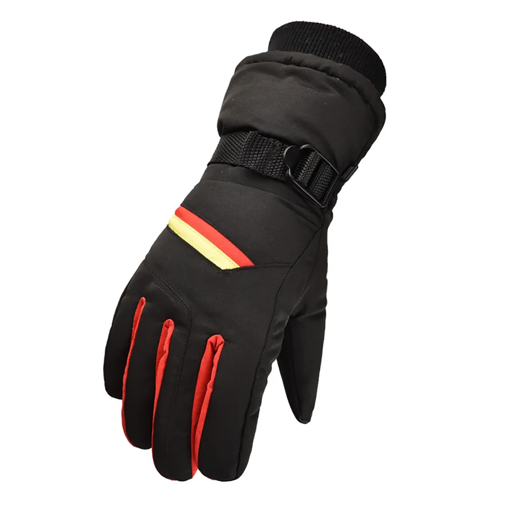 Мужские зимние теплые перчатки водонепроницаемые мотоциклетные велосипедные