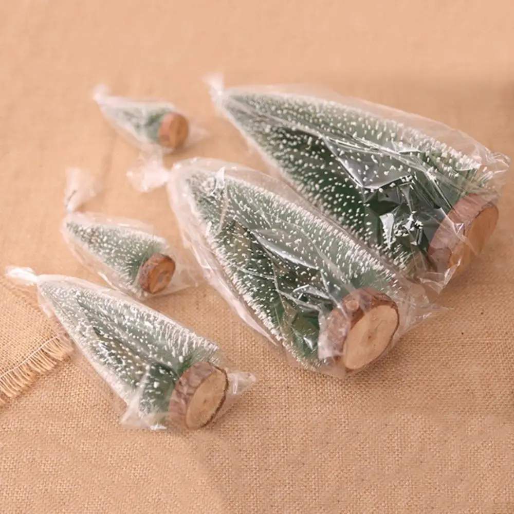 Искусственные рождественские деревья снежные 10 30 см маленький орнамент с