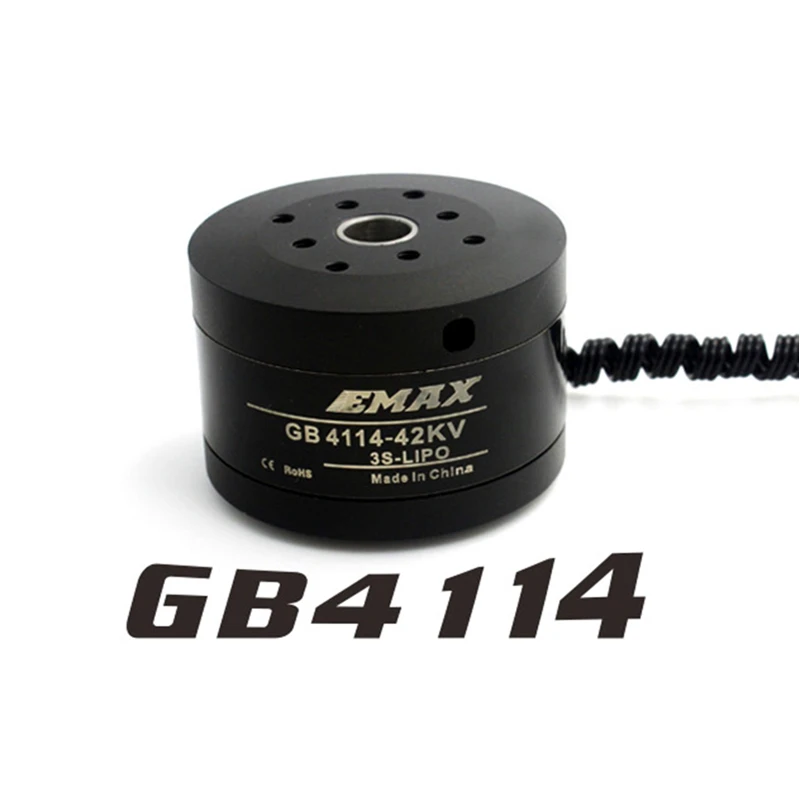 

Emax 42kv M3 GB4114 шарнирный полый вал бесщеточный двигатель для бесщеточного крепления камеры шарнирный многовинтовой Дрон вертолет запчасти