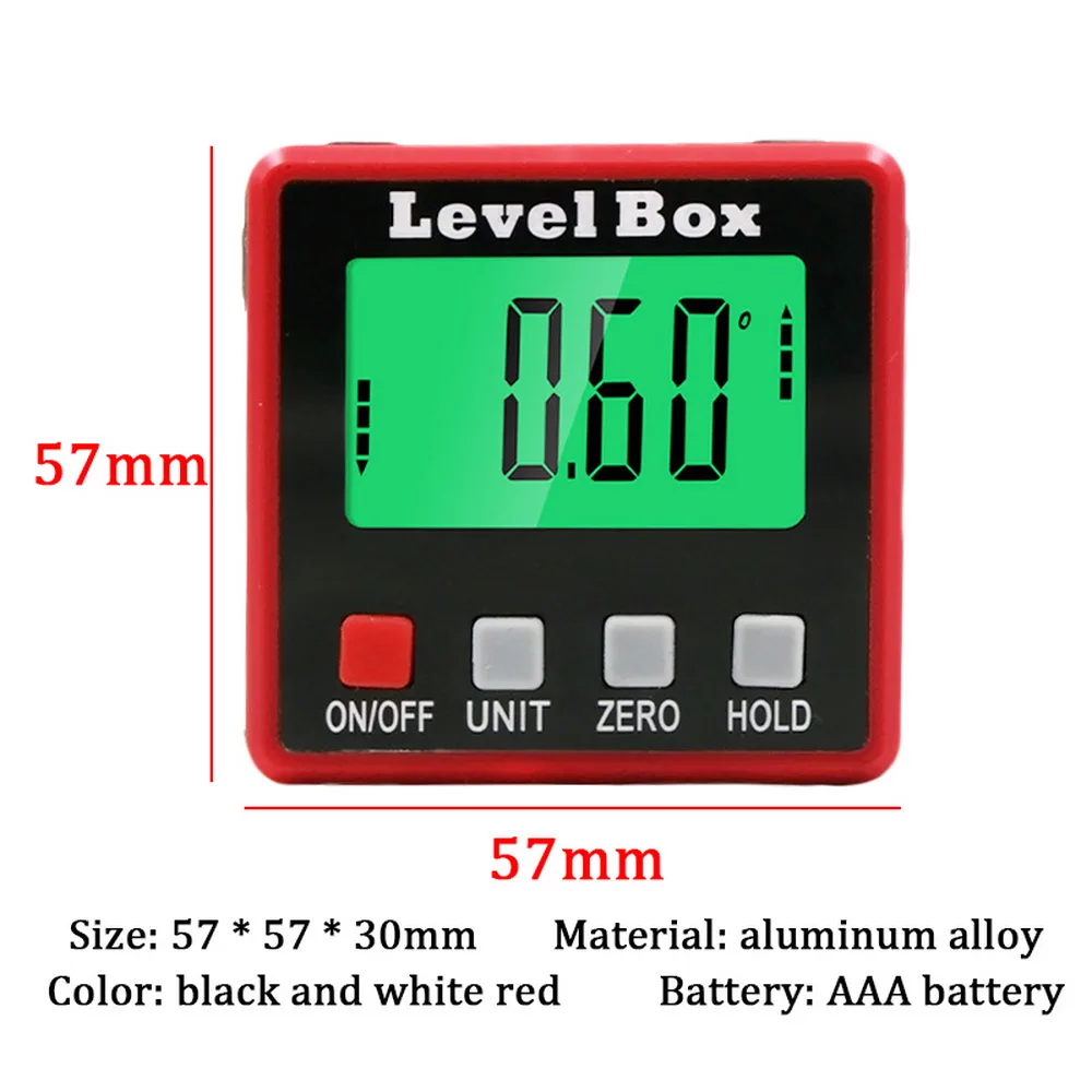 Прецизионный Цифровой Инклинометр водостойкий Уровнемер угловой искатель