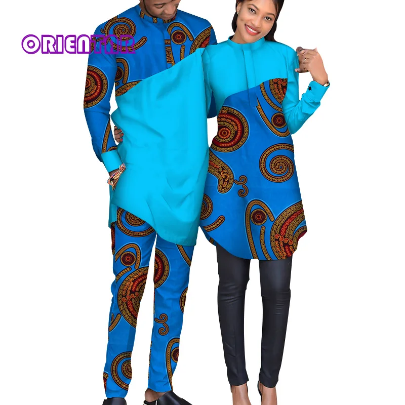 Африканская одежда для женщин и мужчин лоскутный Африканский костюм с принтом