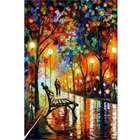 Абстрактный пейзаж, алмазная живопись, аниме картина для гостиной, домашний декор, вышивка крестиком JX853