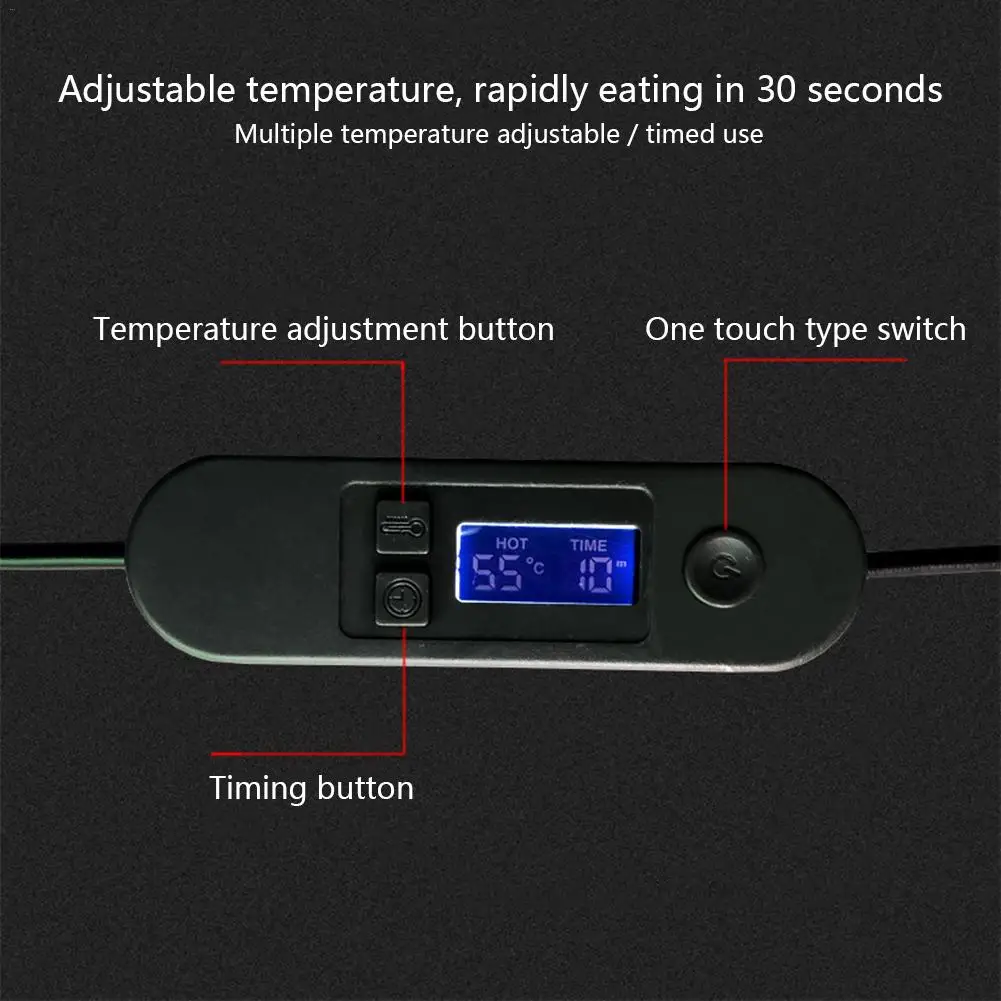 Безопасный зимний автомобильный чехол на сиденье с подогревом