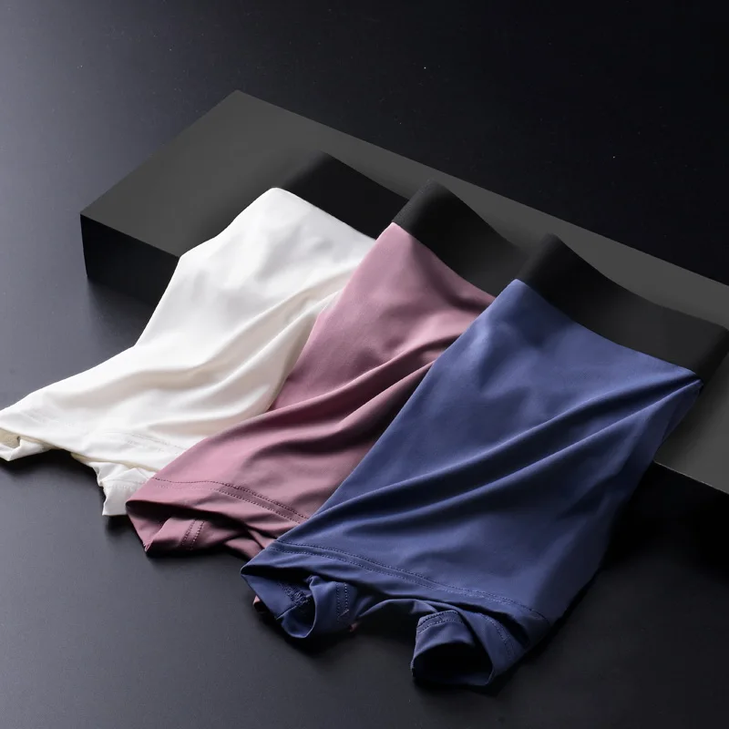 Трусы-боксеры мужские 7 шт./лот пикантные мягкие дышащие удобные трусы нижнее