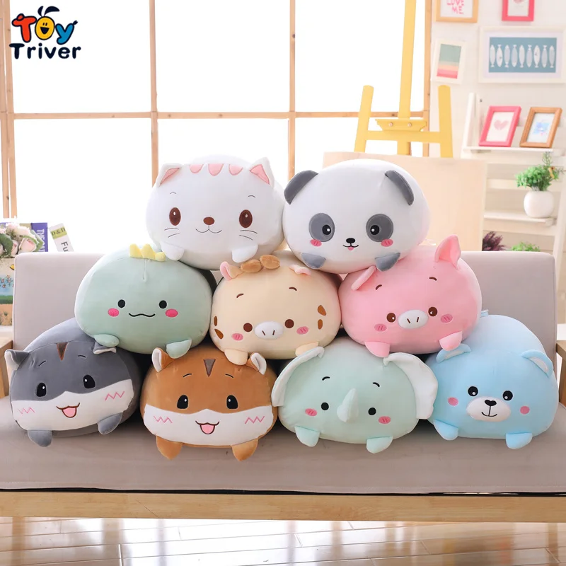 

Kawaii динозавр свинья кошка медведь хомяк слон олень панда плюшевая игрушка тривер мягкие животные куклы детские дети день рождения девочки ...
