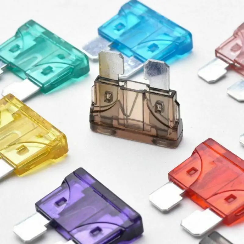 

100PCS Car Fuses 2A 3A 5A 7.5A 10A 15A 20A 25A 30A 35A Amp with Box Clip Assortment Auto Blade Type Fuse Set