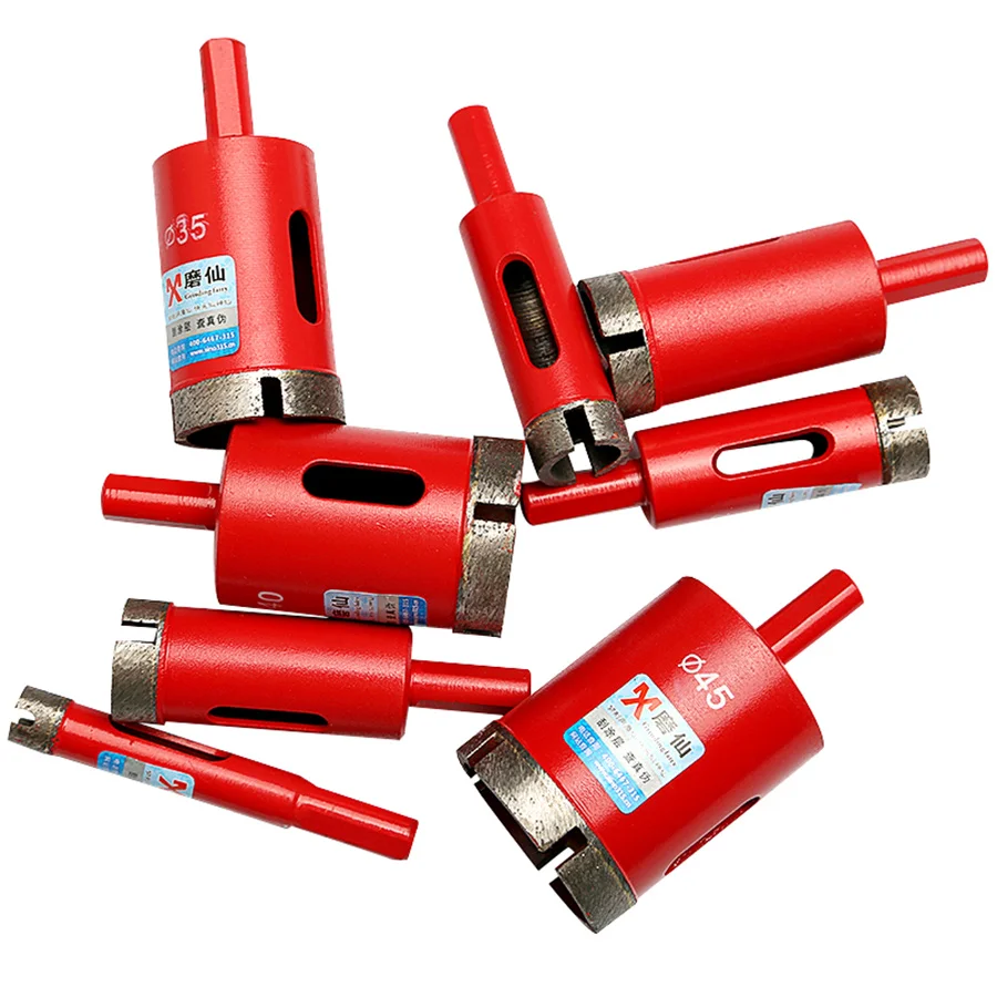 

Алмазный сердечник MX, сверло для отверстий 6-85 мм Мраморный нож, алмазные сердечники, сверло для отверстий для мрамора, кирпичной плитки, кер...