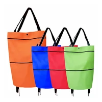 shopping bags for trolley cart shopping cart woman shopping basket trailer portable cart large shopping bags foldable handbag