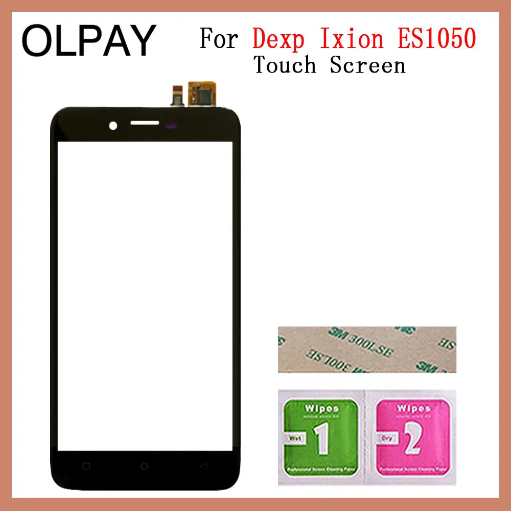 Black No Tools Мобильный телефон сенсорный экран для Dexp Ixion ES1050 5,0 ''дюймовый сенсорный экран стекло дигитайзер панель объектив сенсор стекло запасные части - Цвет: Black No Tools