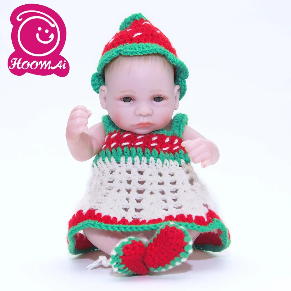 

Миниатюрная милая кукла, реалистичные куклы Новорожденные, полностью силиконовые виниловые игрушки для новорожденных, детские подарки на ...