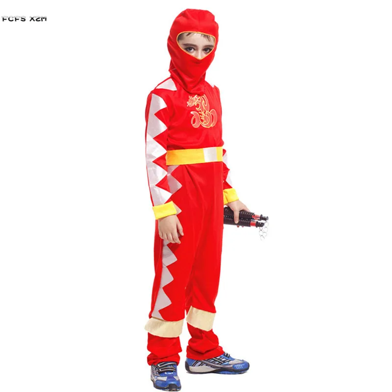 M-XL мальчиков воин Наруто ниндзя аниме косплей детский день Рождество Хэллоуин