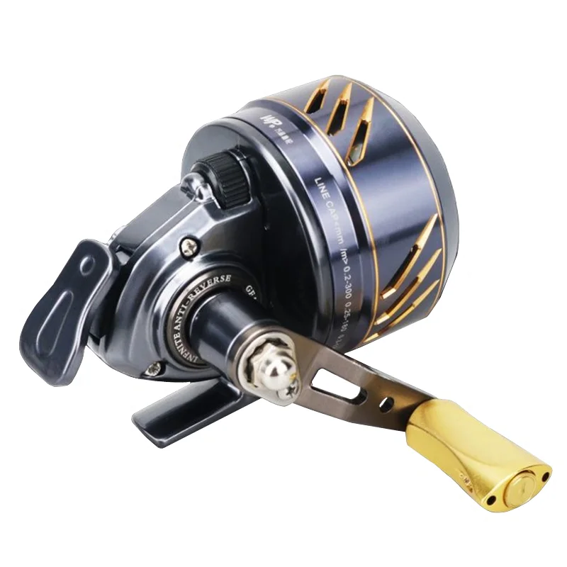 New All-metal Fishing Reel High Quality Aluminum Alloy Wire Cup Double-roller Needle Professional 3+1BB Fish Wheel for Hunting