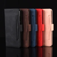 for asus rog phone ii zs660kl case asus rog2 wallet skin feel leather phone cover for asus rog phone 2 with separate card slot