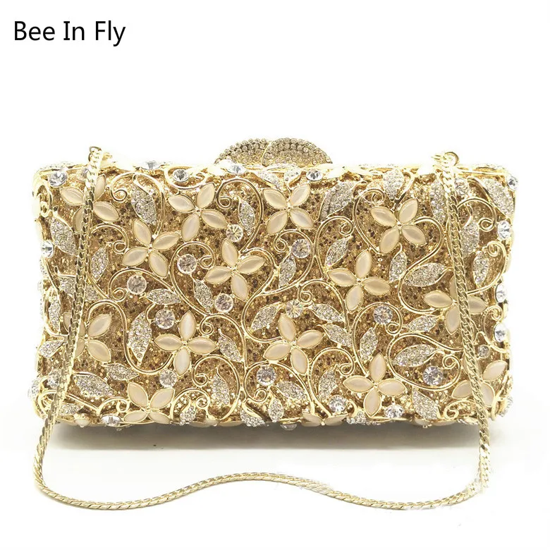 Модный женский кошелек Bee In Fly для свадебной вечеринки с цветами женская вечерняя