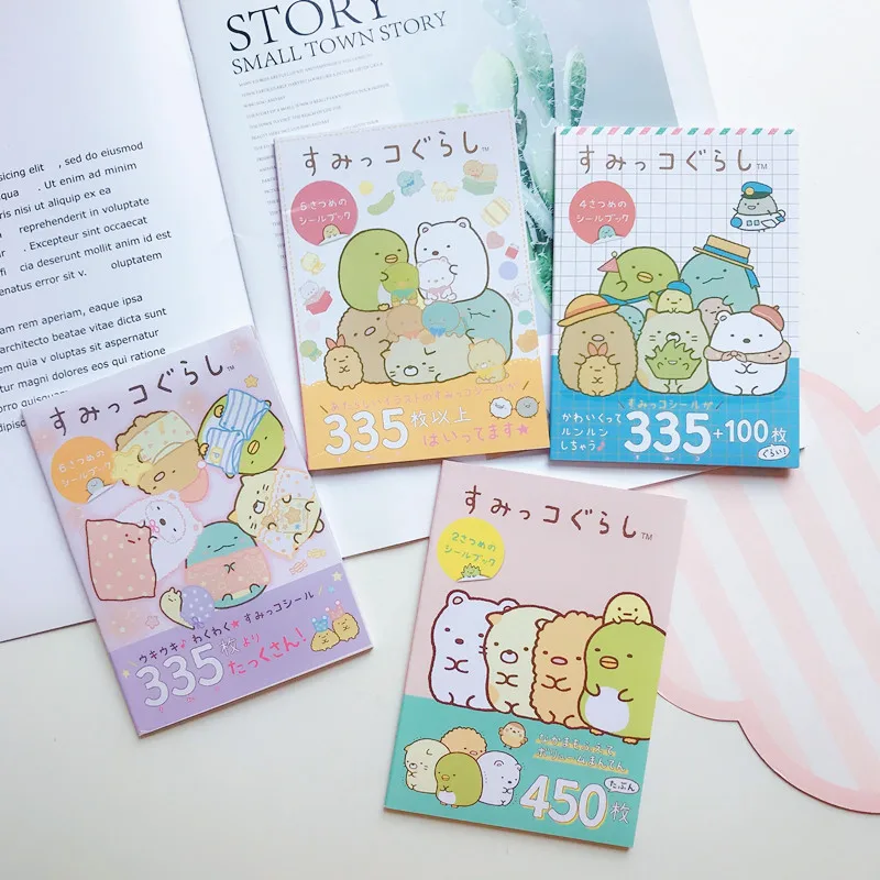Новая Детская Наклейка sumikko gurashi с милым мультяшным рисунком наклейка для карт