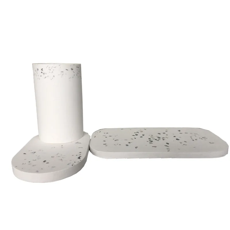 diatom mud toothbrush holder absorbent coasters bathroom toilet table absorbent soap pad toiletries bathroom set accessories free global shipping