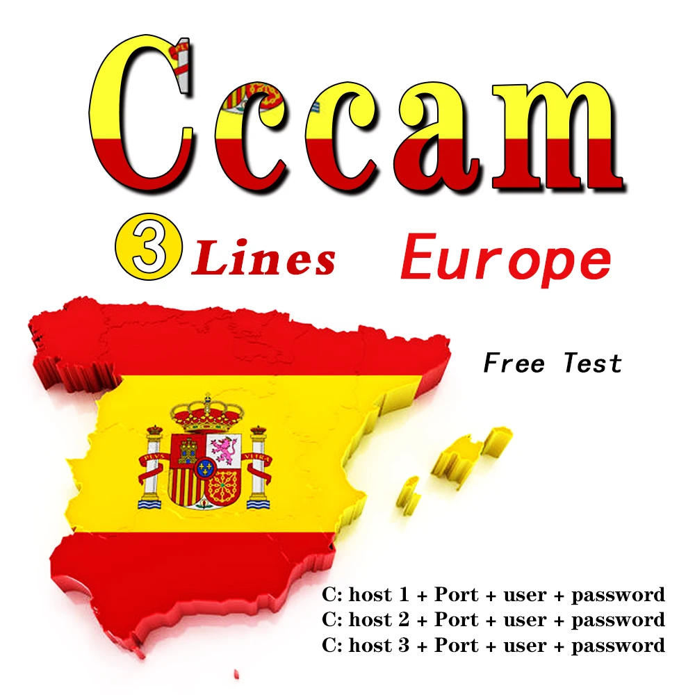 

2021 Europe CAM 3/4/5/6/7/8 Lines Satellite DVB-S2 for GTmedia V8 Nova v8 Honor V7S v8x V9 Freesat Oscam Server test 48h