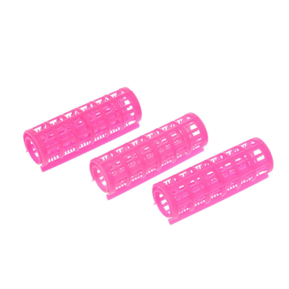 12 шт Пластиковые бигуди Ролики для волос укладки Парикмахерские DIY инструмент