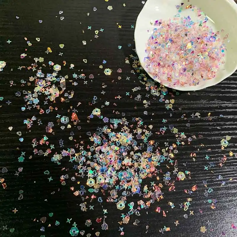 30 г/ОПП блестящие пузырьки розовый шейкер смешанный встряхивание открытка