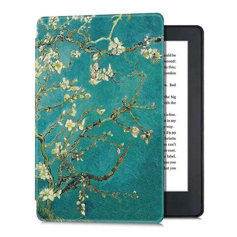 Apricot Flower BOZHUORUI чехол для 6," Kobo Aura H2O Edition 2 электронные книги ридер-Модный Цветной Магнитный смарт-чехол с автоматическим выключением/пробуждением - Цвет: Apricot Flower