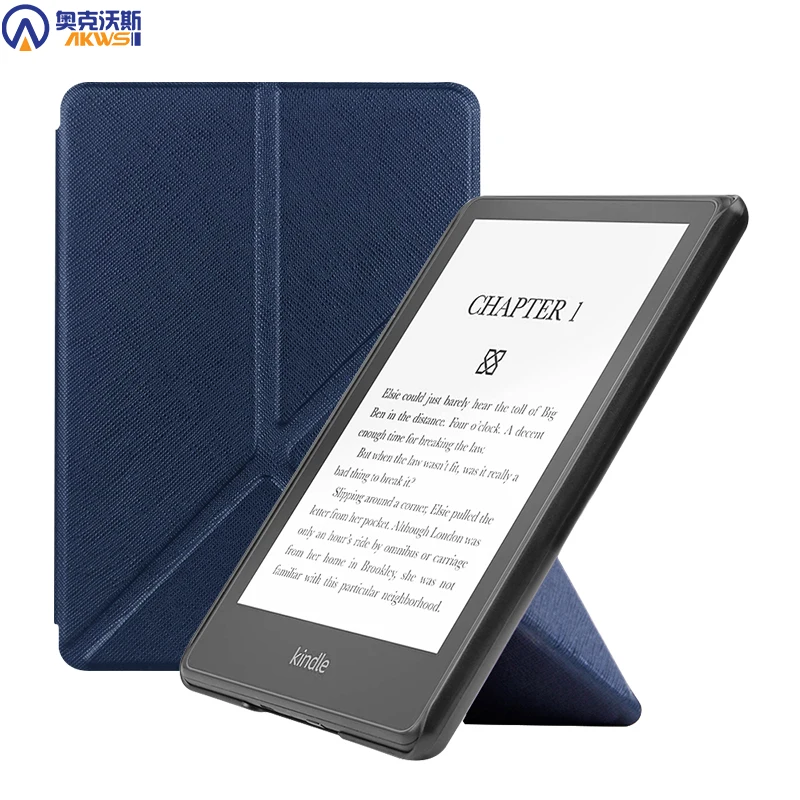 

For Kindle Paperwhite 2021 11th Gen Case Origami Funda for Paperwhite 5 Signature edition Ereader Cover Auto Sleep