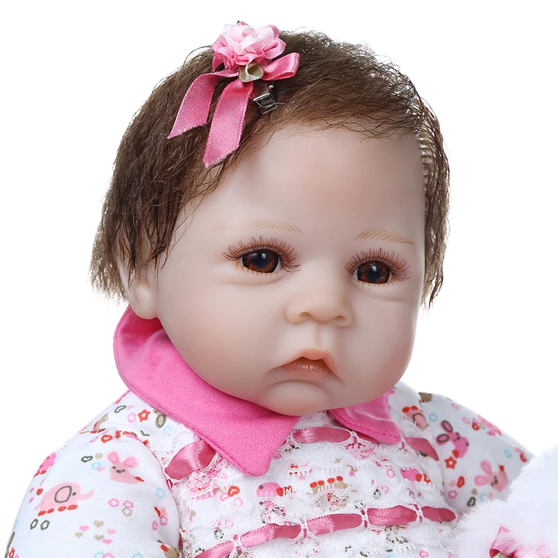 Кукла новорожденная утяжеленная силиконовая 50 см | Игрушки и хобби