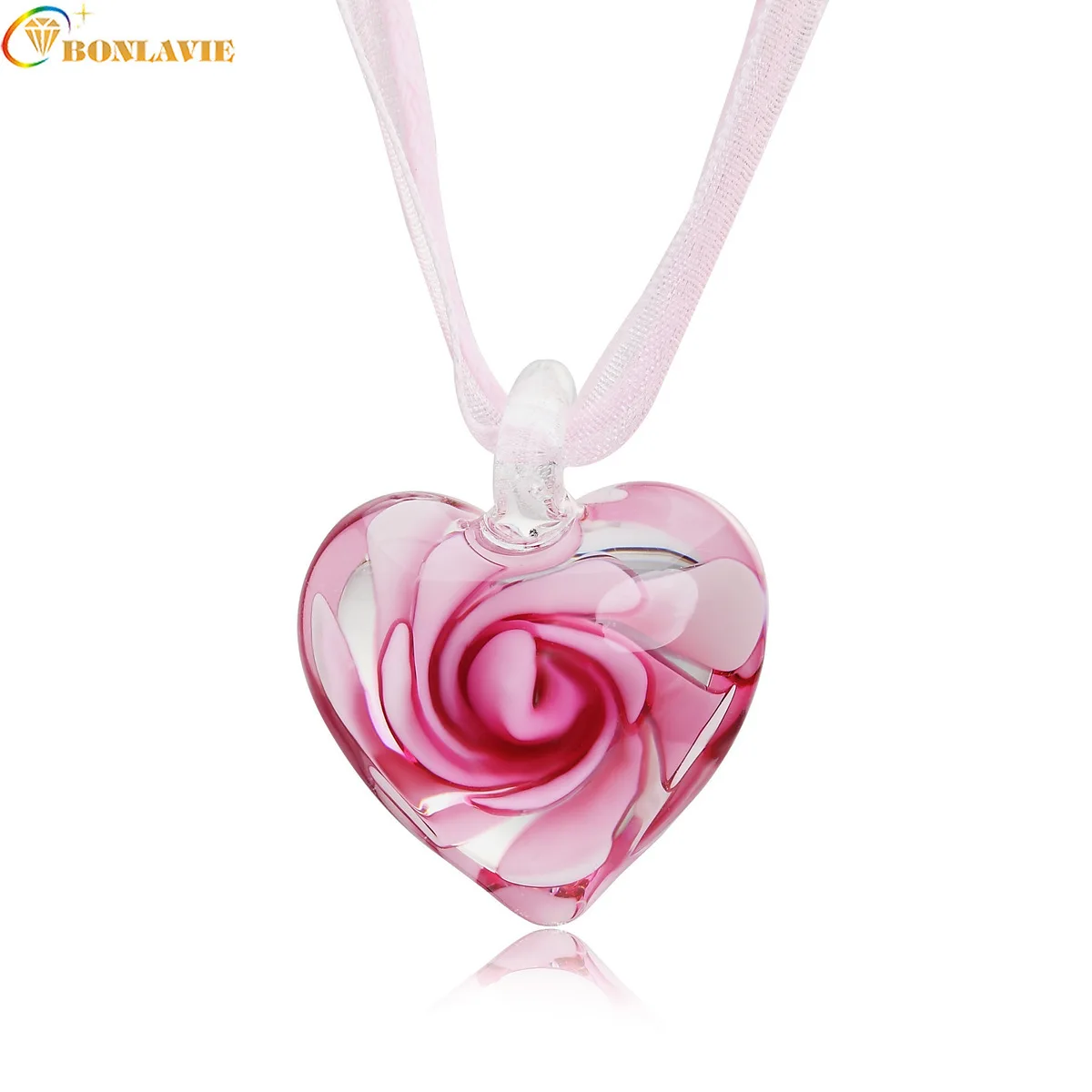 Новейшая Милая цветная глазурованная спиральная подвеска в форме цветка любовь