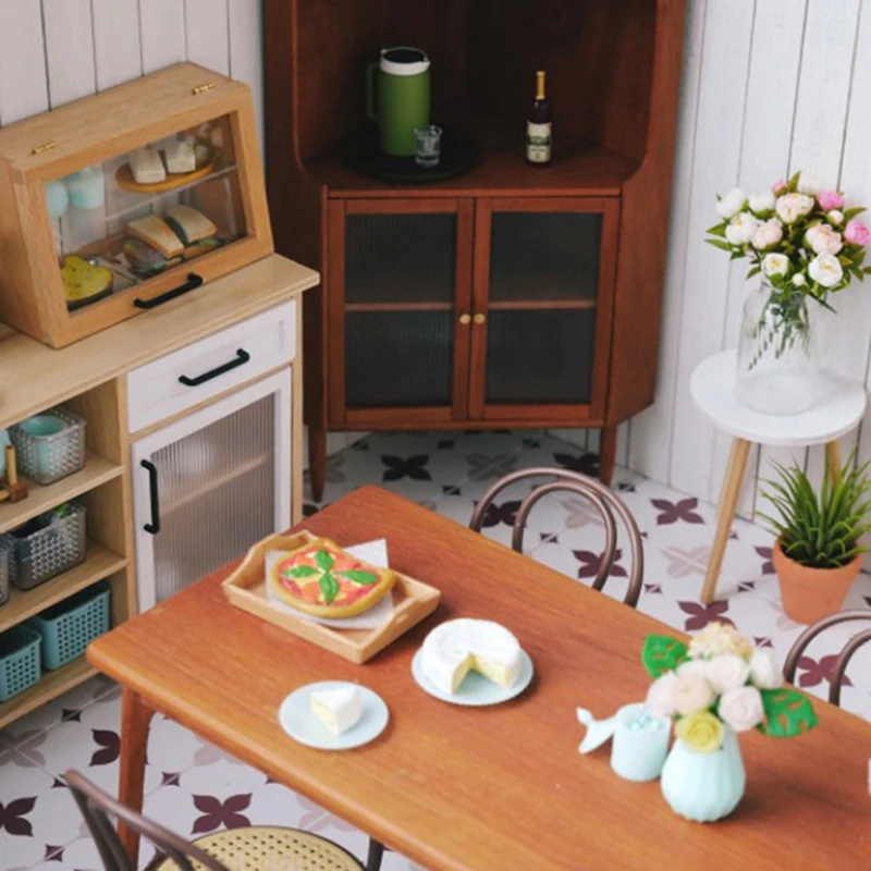 

1:6 dollhouse miniature Mini Storage Basket furniture accessories kitchen toy
