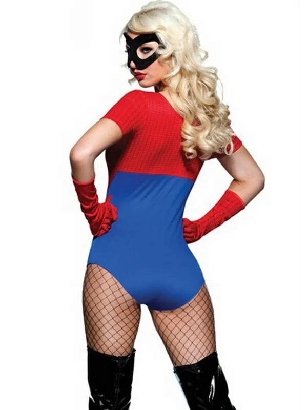 Костюм Человека-паука на Хэллоуин сексуальный женский костюм паука для косплея