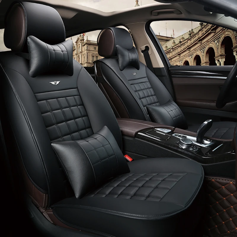 WLMWL универсальный кожаный чехол для сидений автомобиля Suzuki всех моделей grand vitara