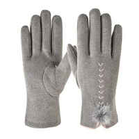 2021 new velvet gloves women winter warm and velvet outdoor riding touch screen gloves korean simplicity handschoenen