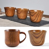 1 pcs new natural wood cup primitive handmade spruce wooden mug cup coffee milk beer green water cup breakfast drinkware tea