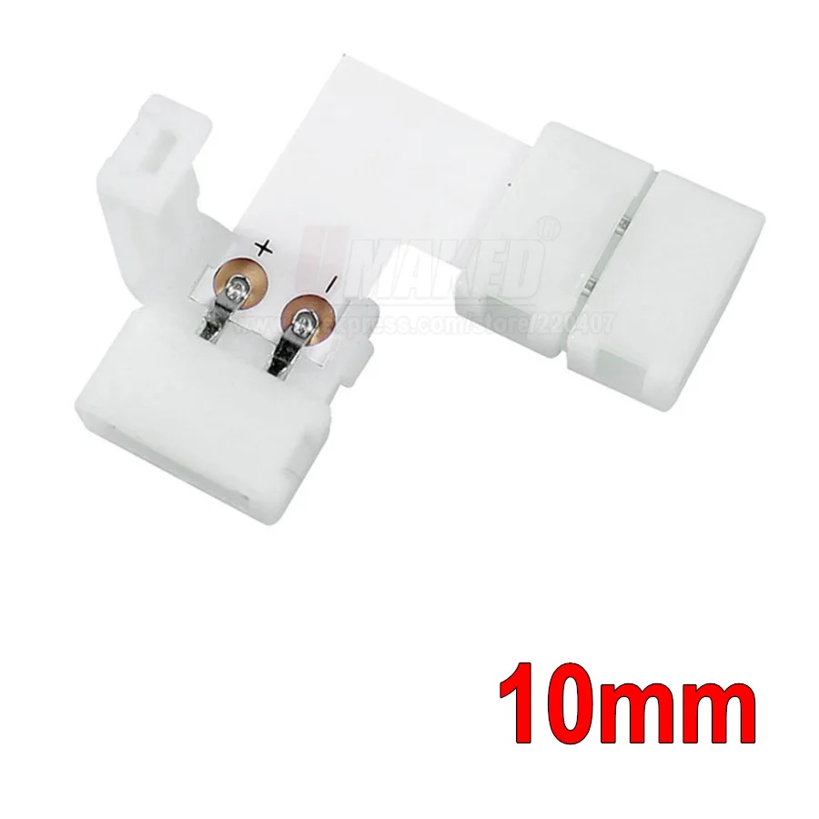 10 pcs/pairs 2 контактный разъем 8 мм светодиодный соединительные провода карманного