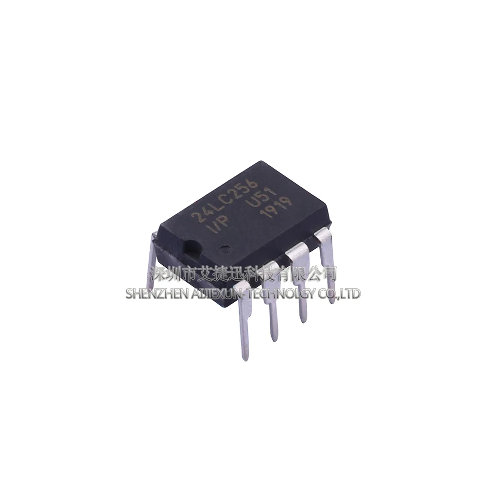 

10 pcs 24LC256-I/P DIP8 New and origianl parts IC chips