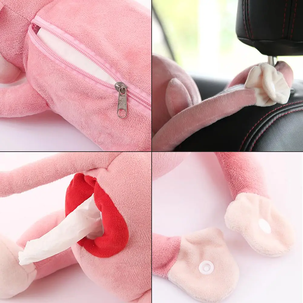 Милая обезьяна Портативная Домашняя тканевая коробка для офиса Авто Коробка