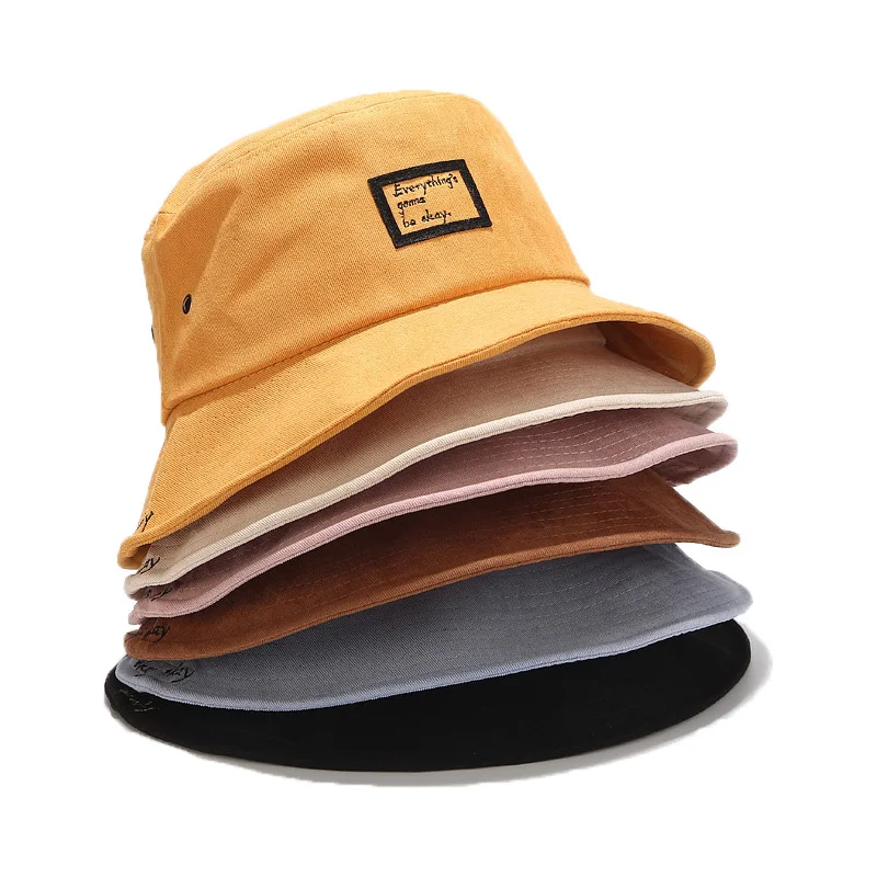 Женская хлопковая Солнцезащитная шляпа унисекс летняя Складная Панама